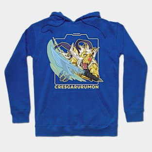 digimon chibi cressgarurumon Hoodie